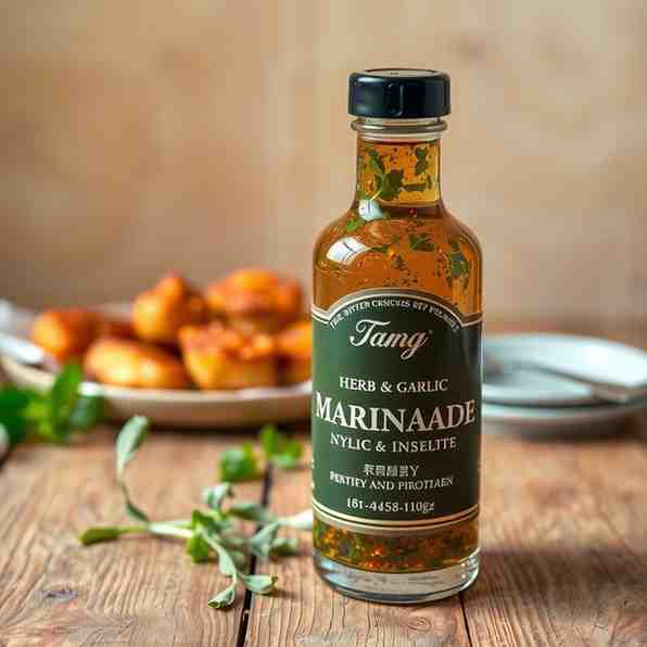 Tangy Herb and Garlic Marinade for Crispy Fried Fish & Chicken